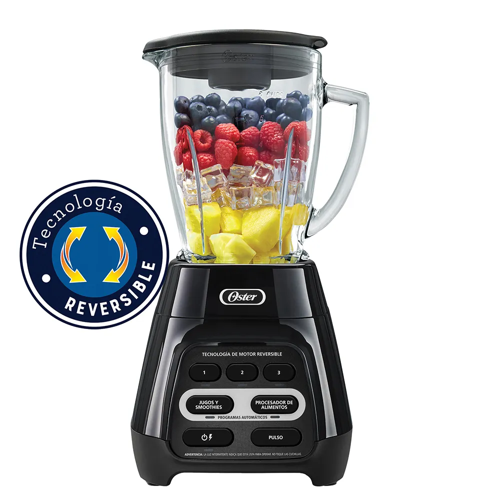 LICUADORA OSTER CON PROGRAMAS AUTOMÁTICOS Y TECNOLOGÍA REVERSIBLE BLSTPYG1309B